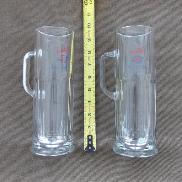 Disney Other Disney Cruise Lines Beer Mugs Heavy Glass 9 Inches